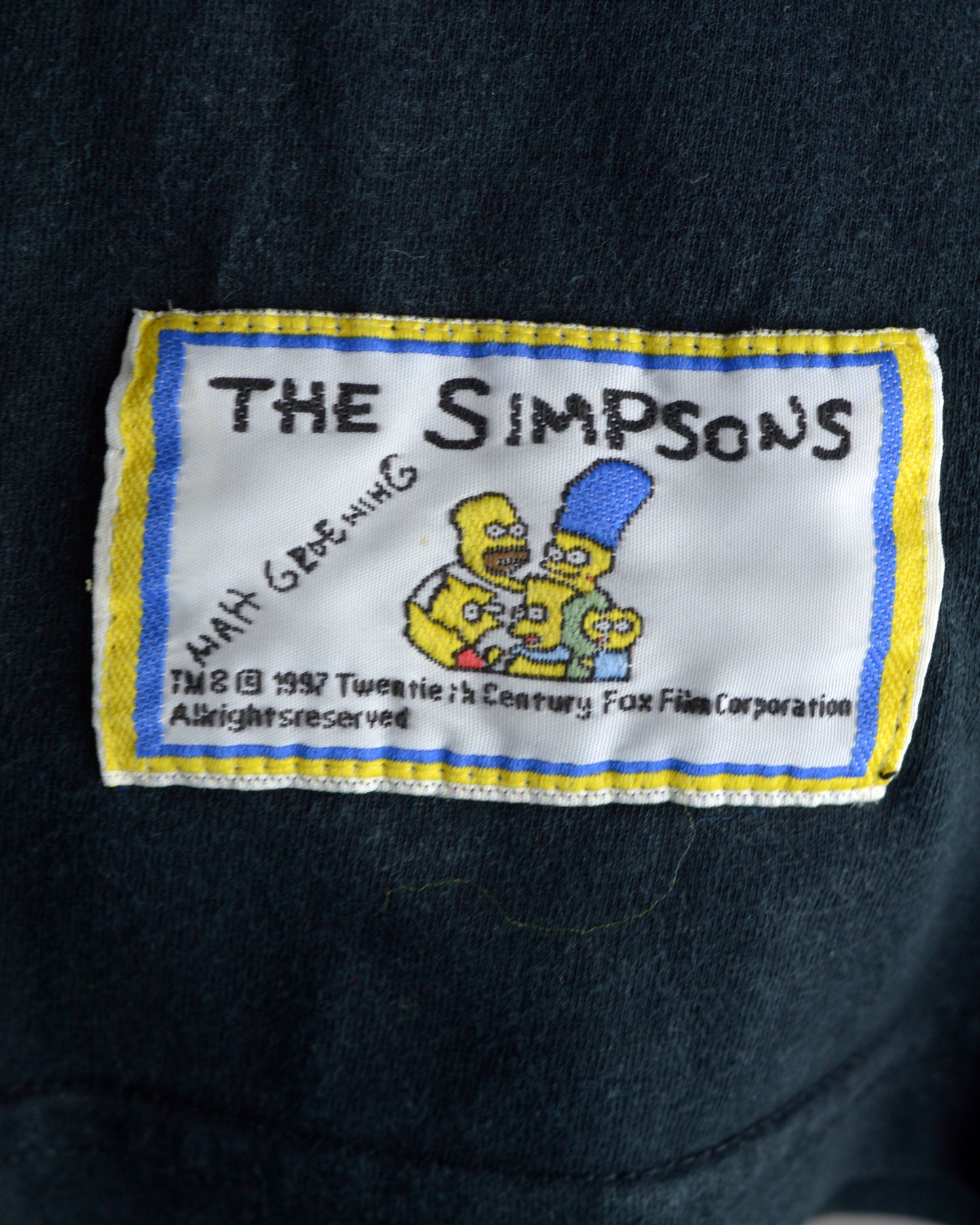 Vintage The Simpsons Homer Couch Potato 1997 t shirt