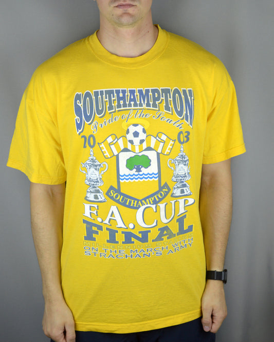 Vintage Southampton 2003 Final FA Cup t shirt