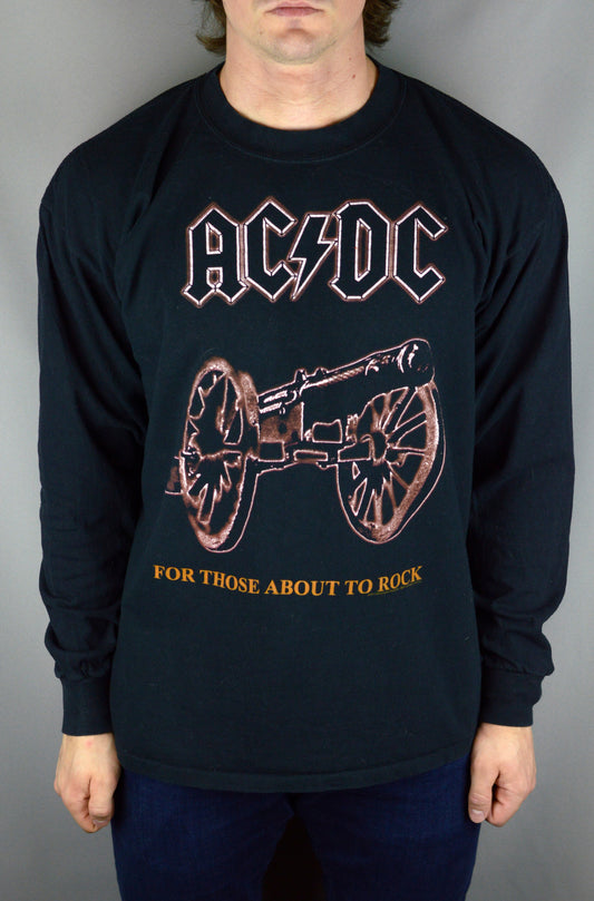 Vintage AC DC For Those About To Rock 2001 longsleeve t shirt