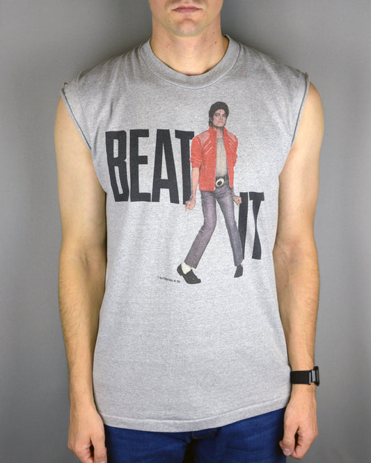 Vintage Michael Jackson Beat It 1984 t shirt - Underdog Store