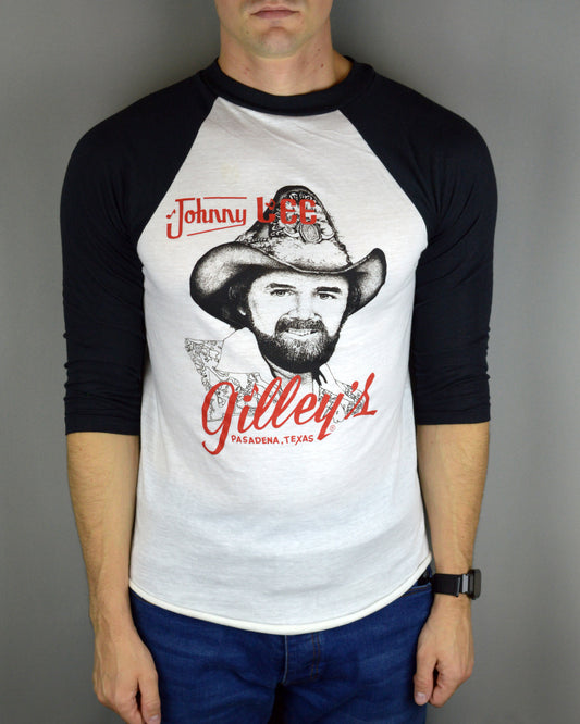 Vintage Johnny Lee Gilleys Pasadena Texas 80s t shirt (Single Stitch, made In USA) - Underdog Store