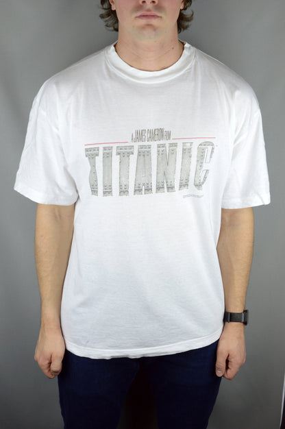 Vintage Titanic a James Cameron Film 1997 t shirt - Underdog Store