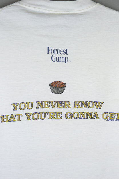 Vintage Forest Gump Life Is like A Box of Chocolates 1994 t shirt (Made In USA,  Single Stitch) - Underdog Store