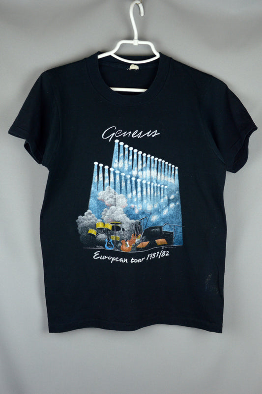 Vintage Genesis European tour 1981/82 t shirt (Single Stitch) - Underdog Store