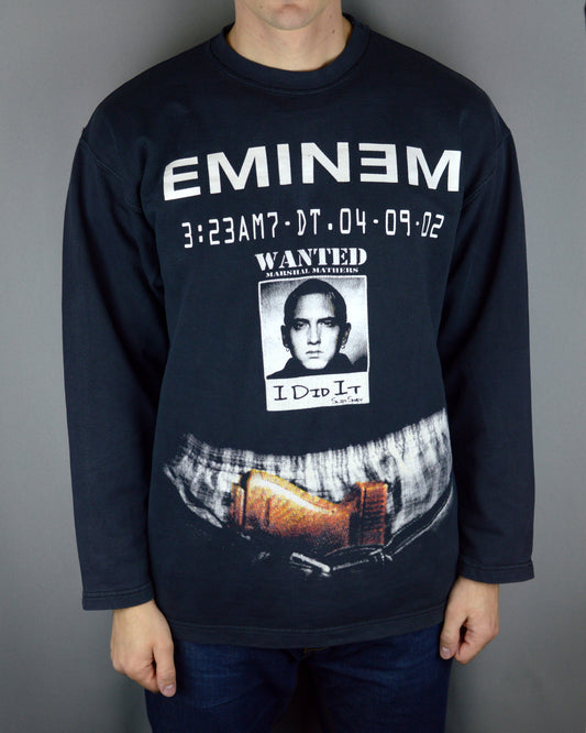 Vintage Eminem Marshall Mathers I Did It Slim Shady 2002 long sleeve t shirt