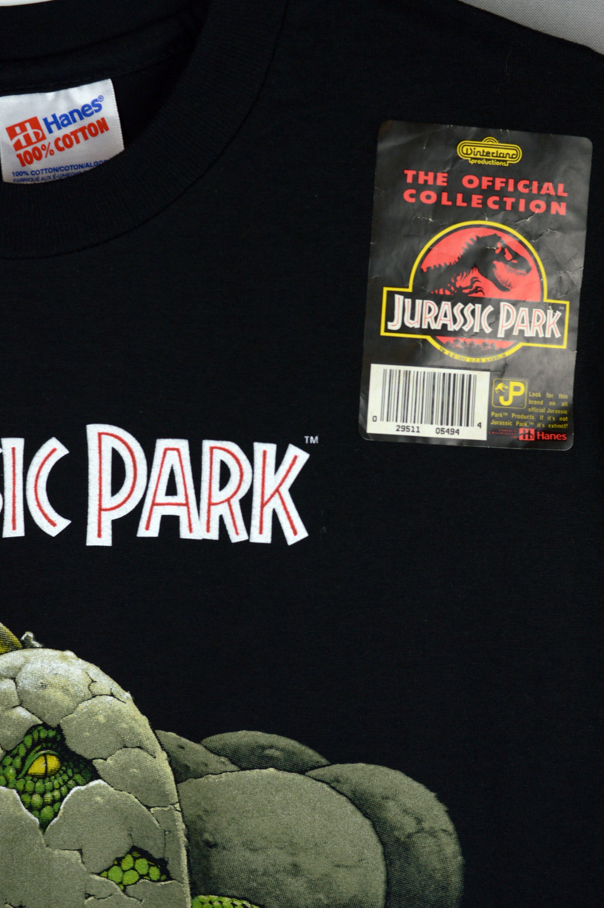 Vintage Jurassic Park 1993 Eggs Promo t shirt (Single Stitch, Made In USA) - Underdog Store