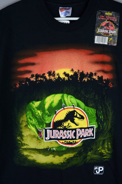 Vintage Jurassic Park T Rex 1993 t shirt L (Deadstock, Made In USA, Single Stitch) - Underdog Store