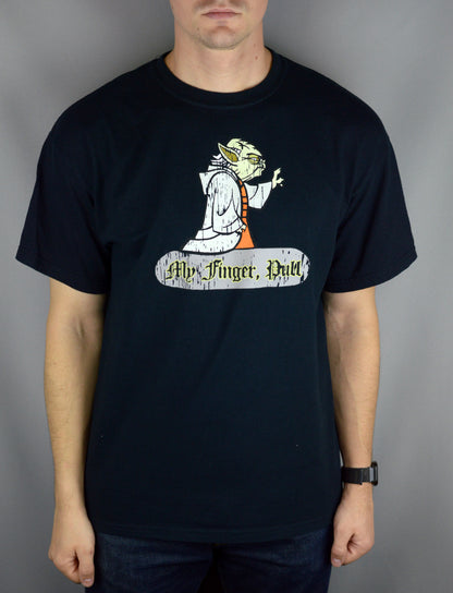 Vintage Star Wars Pull The Finger Yoda 90s t shirt - Underdog Store