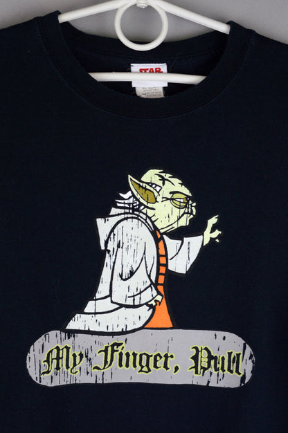 Vintage Star Wars Pull The Finger Yoda 90s t shirt - Underdog Store