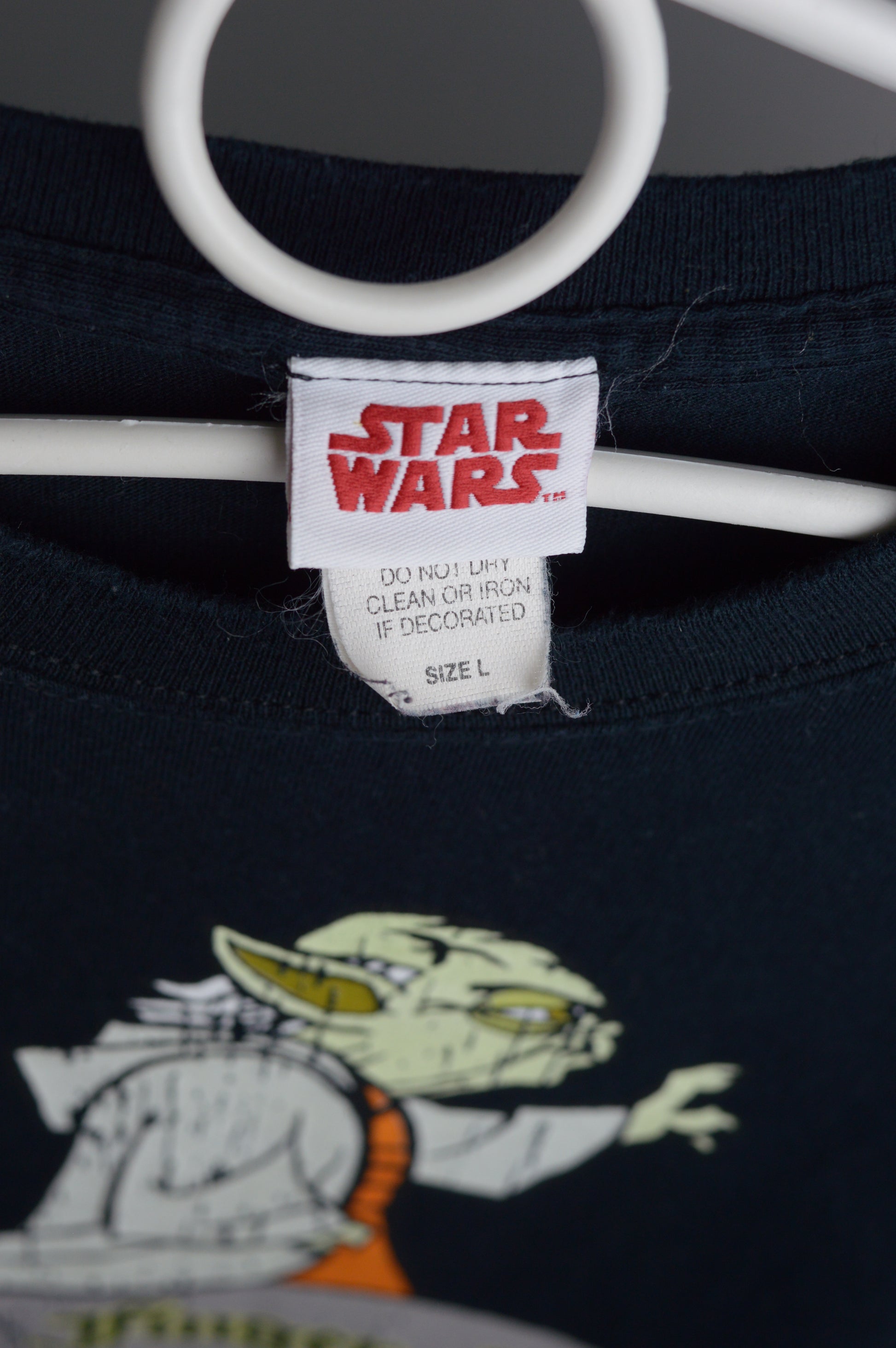 Vintage Star Wars Pull The Finger Yoda 90s t shirt - Underdog Store